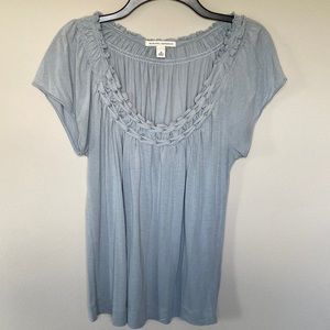Banana Republic Braided Silk Blend Top